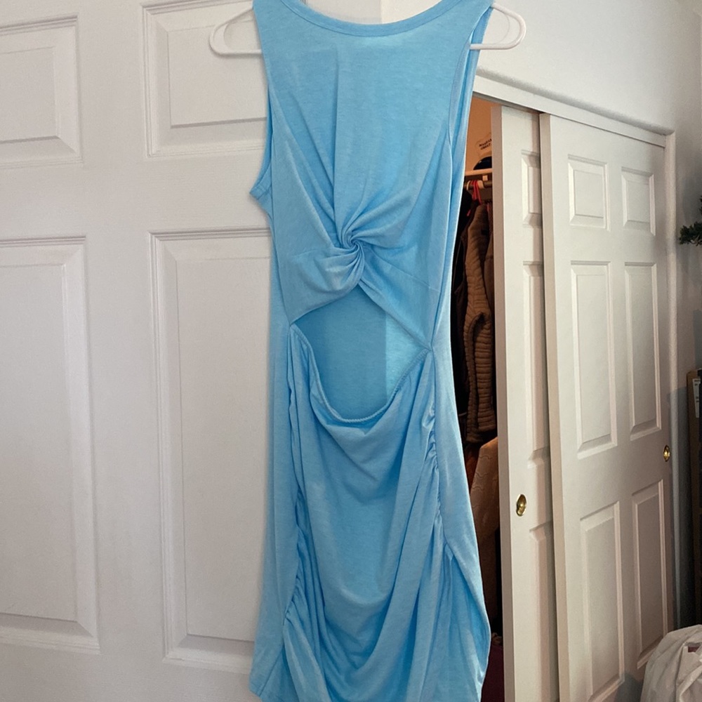 Blue Mini Dress - Picture 2 of 3